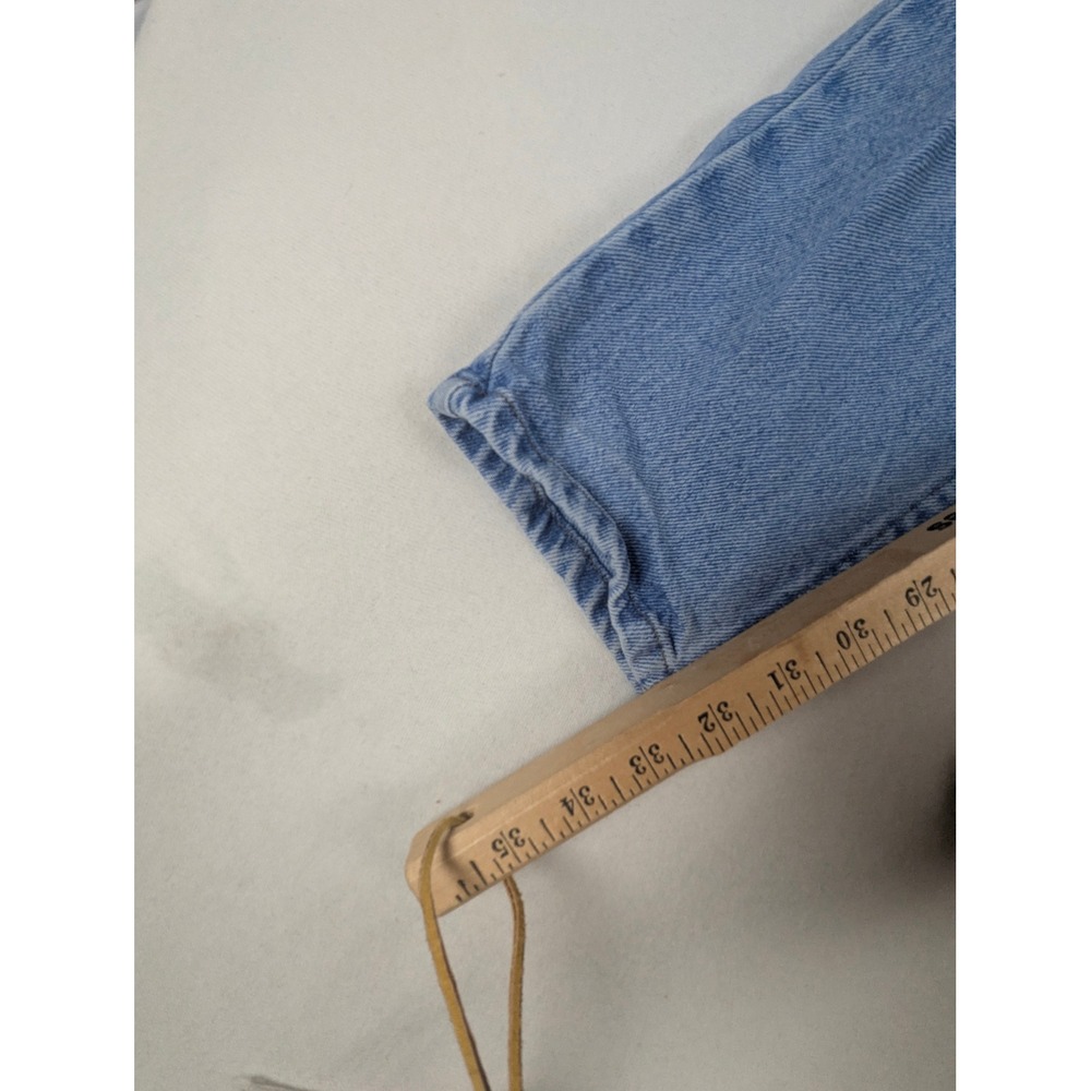 Riders by Lee Light Wash High Waisted Mom Jeans Tapered Leg Blue Denim 28x29 - Picture 10 of 14